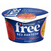 Йогурт Виола без лактозы клубника-маракуйя 2,7% 180г