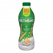 Биойогурт АктиБио обогащенный Злаки 1,6% 870г бут