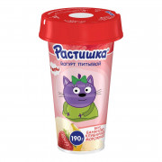 Йогурт Растишка питьевой бананово-клубничное мороженое 2,8% 190г