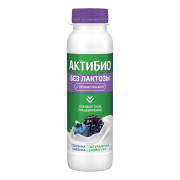 Биойогурт АктиБио голубика-ежевика без лактозы 1,5% 260г бут