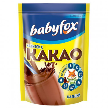 Напиток с какао-порошком БейбиФокс быстворастворимый 135г