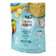 Каша Фруто-няня овсяная молочная с бананом и яблоком 200г