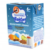 Каша Черноголовка Бэйби молочная Гречневая с яблоками 200г