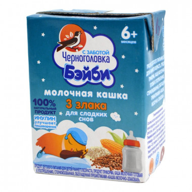 Каша Черноголовка Бэйби молочная Злаковая 200г