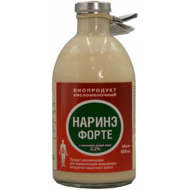 Биопродукт Лактомир Наринэ Форте кисломолочный 3,2% 0,45л