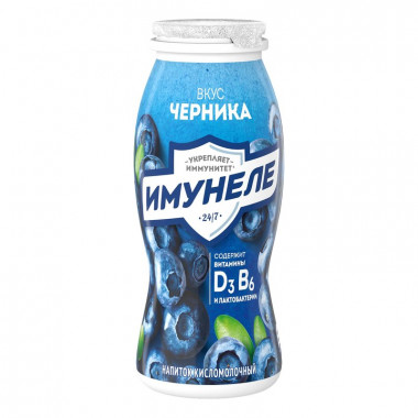 Напиток кисломолочный Нео айдиа имунели черника 100г 1,2%