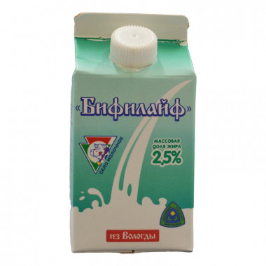 Бифилайф Из Вологды жир.2,5% 470г