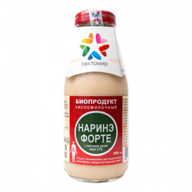 Биопродукт Лактомир Наринэ Форте кисломолочный 3,2% 0,3л