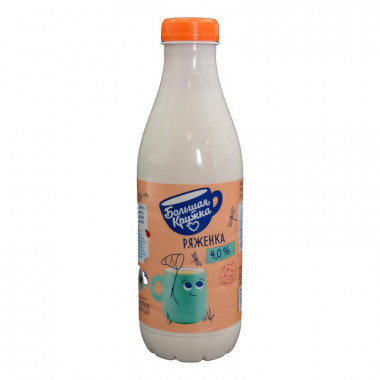 Ряженка Большая кружка 4% 800г