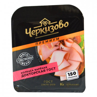 Колбаса Черкизово Докторская премиум 150г нарезка