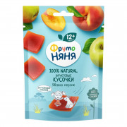 Кусочки Фруто-няня фруктовые яблоко/персик 53г
