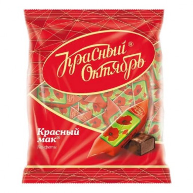 Конфеты Красный Октябрь красный мак 250г