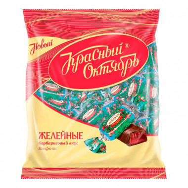 Конфеты Красный Октябрь желейные со вкусом барбариса 250гр