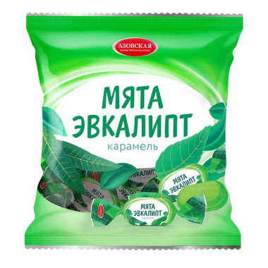 Карамель Азовская КФ Азовские леденцы мята-эвкалипт 250г