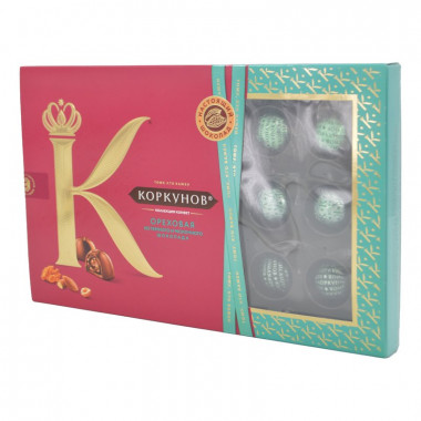 Конфеты А. Коркунов ассорти орех 165г