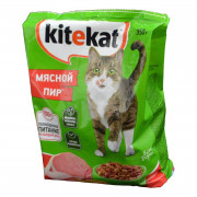 Корм для кошек Китекят мясной пир 350г