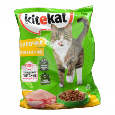 Корм для кошек Китекят курочка аппетитная 350г