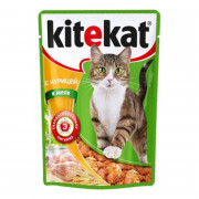 Корм для кошек Китекят с курицей в желе 85г