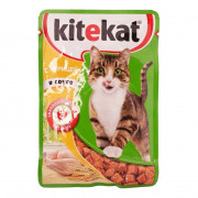 Корм для кошек Китекят с курицей в соусе 85г