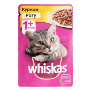 Корм для кошек Вискас рагу курица от 1 года 75г