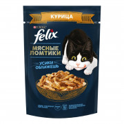 Корм для кошек Феликс мясные ломтики курица 75г