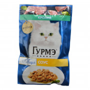 Корм для кошек Гурме Перл кролик в соусе 75г
