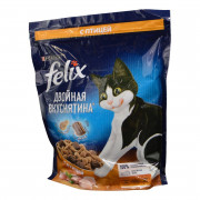 Корм для котят Феликс с птицей двойная вкуснятина 600г