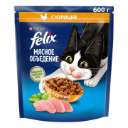 Корм для кошек Пурина Феликс Мясное объедение с курицей 600г