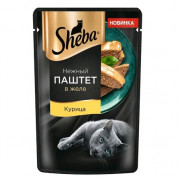 Корм для кошек Шеба паштет курица в желе 75г