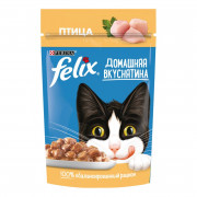 Корм для кошек Феликс Домашняя вкуснятина Птица в соусе 75г