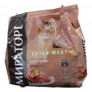 Корм для кошек Мираторг Экстра Мит с говядиной Блэк Ангус для домашних 1,2кг