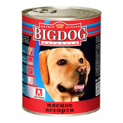 Корм для собак БигДог мясное ассорти 850г ж/б