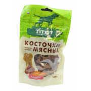 Лакомство Тит Бит для собак мясные косточки индейка/ягненком 145г 6479112