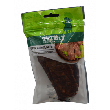 Лакомство Тит Бит для собак джерки из говядины 70г 7357991