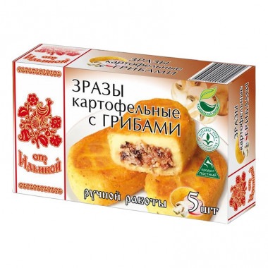 Зразы От Ильиной картофельные с грибами 500г