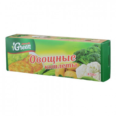 Котлеты Морозко Грин овощные 450г