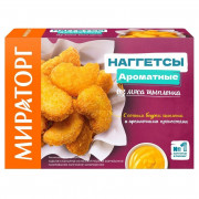 Наггетсы Мираторг Ароматные из мяса цыпленка 250г Наггетсы Мираторг Ароматные из мяса цыпленка 250г