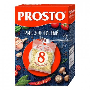 Рис Просто золотистый длиннозерный 500г