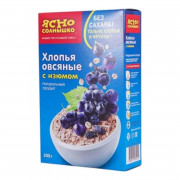 Хлопья Ясно солнышко овсяные с изюмом 300г