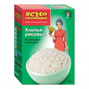 Хлопья Ясно солнышко рисовые 375г