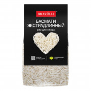Рис Ярмарка Браволли Басмати экстрадлинный для плова 350г