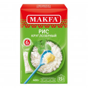 Рис Макфа круглозерный в пакетах 400г