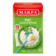 Рис Макфа длинозерный в пакетах 400г