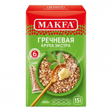 Крупа Макфа гречневая в пакетиках 400г