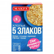 Хлопья Макфа 5 злаков 400г