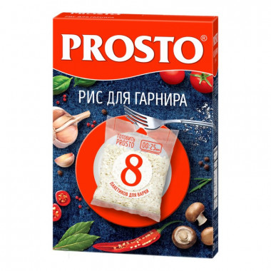 Рис Просто для гарнира 8пак 500г