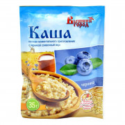 Каша Вышний город овсяная с черникой со сливочным вкусом 35г