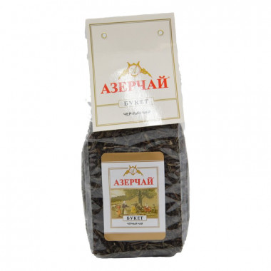 Чай Азерчай черный букет крупнолистовой 200г м/у
