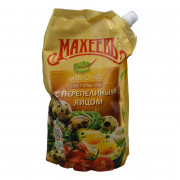 Майонез Махеев с перепелиным яйцом 770г дой-пак Майонез Махеев с перепелиным яйцом 770г дой-пак