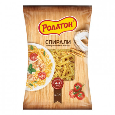 Макароны Роллтон спирали 400г